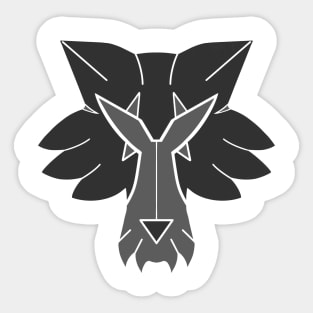 Wolf Design V2 Sticker